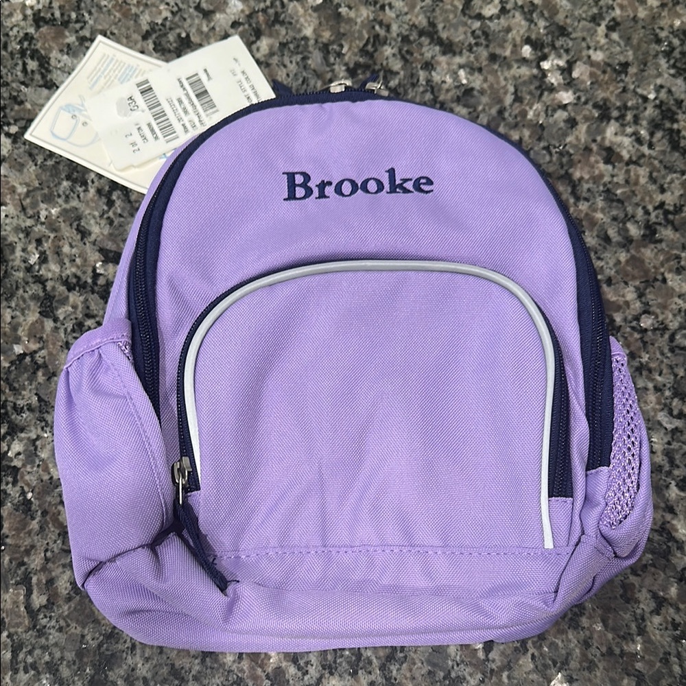 Pottery barn NWT Purple Pre-K Backpack